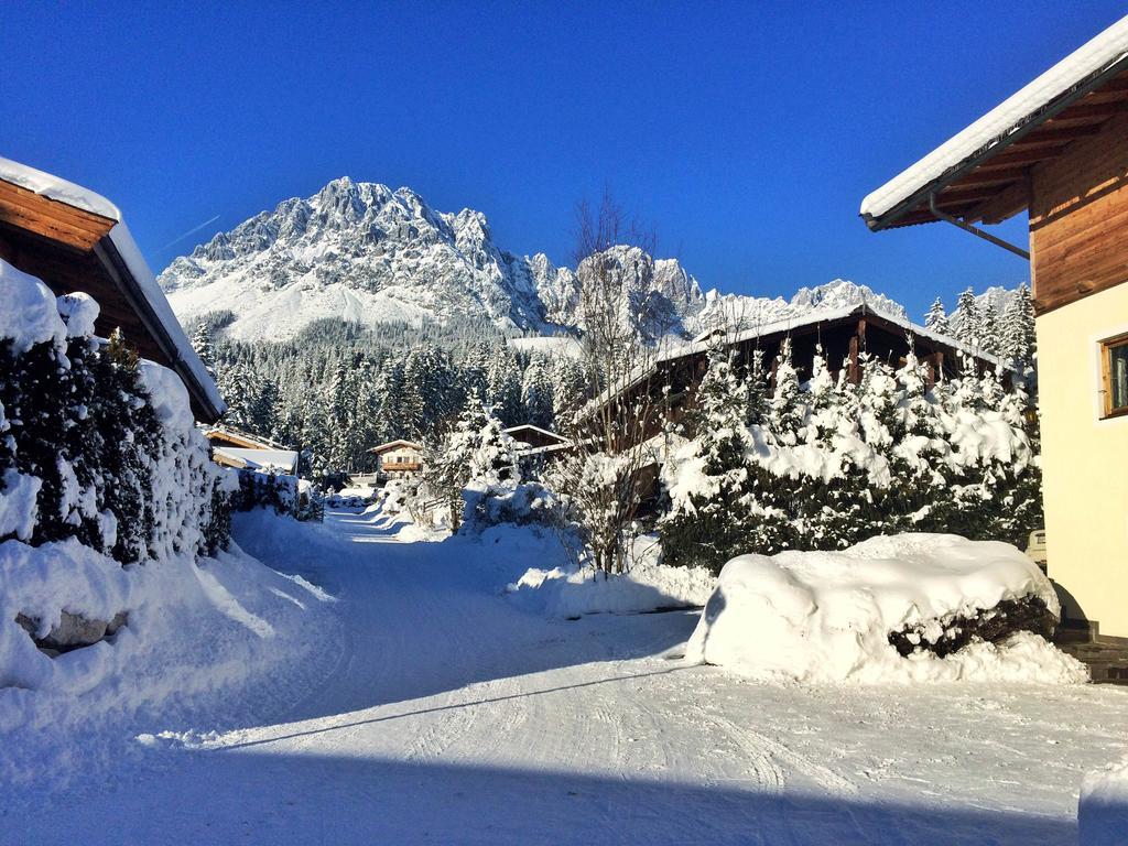 Am Wilden Kaiser Landhausstudios เอลล์เมา ภายนอก รูปภาพ